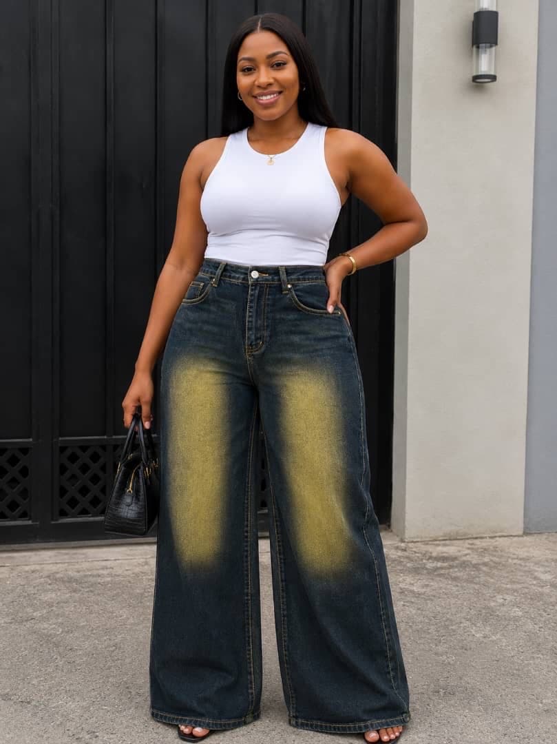 Stone wash Jean